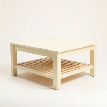 Bay Bend Coffee Table - Cream (synthetic illustration; no displayed measurements)