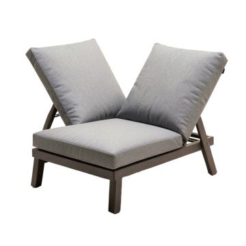 Begaye Outdoor Reclining Chaise Lounge With Cushion