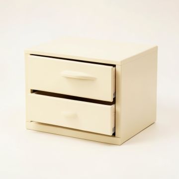 Hazel Brook Small-Parts Storage Drawer Cabinet - Cream (synthetic illustration; no displayed measurements)