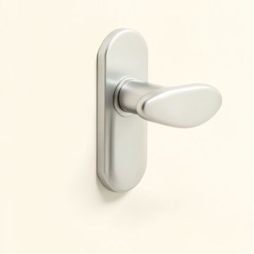 Broadway Lever With Upland Trim Non-Turning Lock (synthetic illustration; no displayed measurements)