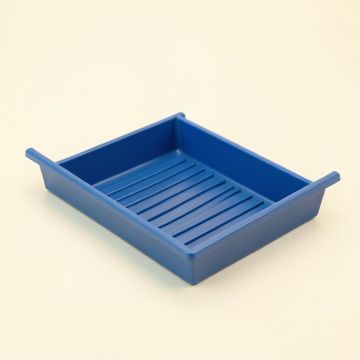 Olive Brook Empty Under-Desk Cable Tray - Blue (synthetic illustration; no displayed measurements)