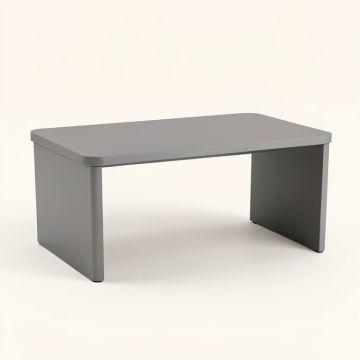 Elm Field Desktop Monitor Riser - Gray (synthetic illustration; no displayed measurements)