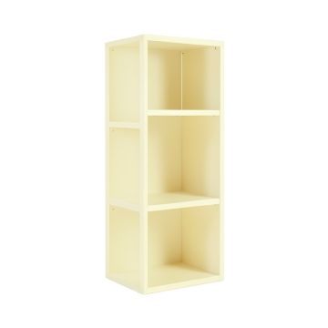 Maple Edge Narrow Cubby Tower - Ivory