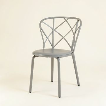 Hazel Bridge Dining Chair - Gray (synthetic illustration; no displayed measurements)