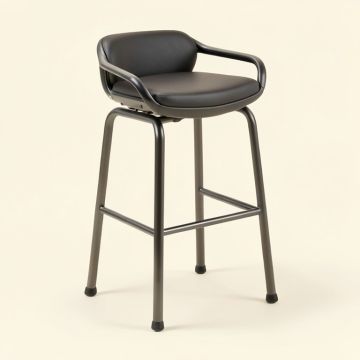 Penagos High Back 30 '' Bar Stool With Arms (synthetic illustration; no displayed measurements)