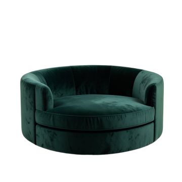 Palmer 72 '' Velvet Round Arm Sofa