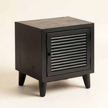 Wren Edge Nightstand - Black (synthetic illustration; no displayed measurements)