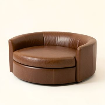 Amy-Beth 74.8 '' Round Arm Sofa Bed (synthetic illustration; no displayed measurements)