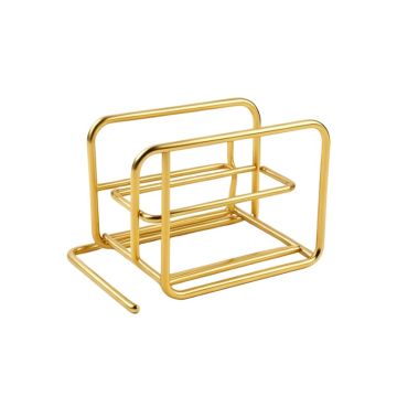 Meiko 6 Bottle Tabletop Wine Bottle Rack In Gold