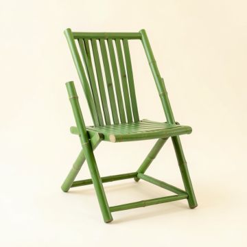 Bay Bluff Folding Outdoor Chair - Green (synthetic illustration; no displayed measurements)