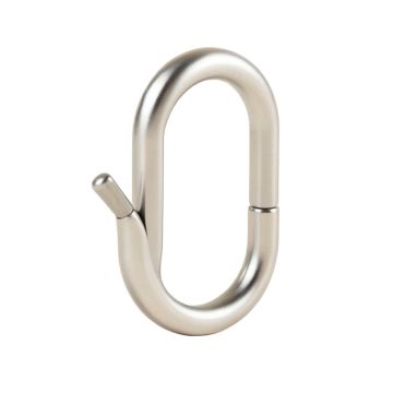 Zenna Home Decorative Ball Curved Shower Curtain Hook