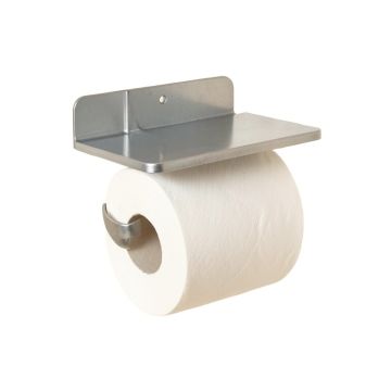 Wall Mount Toilet Paper Holder With Shelf