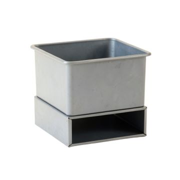 Clay Bluff Empty Raised Planter - Gray