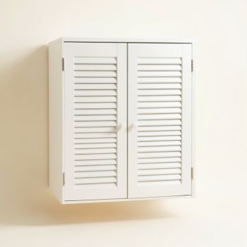 Aspen Edge Wall-Mounted Laundry Cabinet - White (synthetic illustration; no displayed measurements)