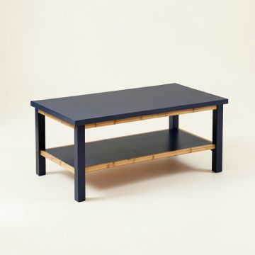 Flint Bridge Coffee Table - Navy (synthetic illustration; no displayed measurements)