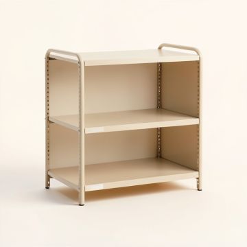 River Canyon Desktop Shelving Unit - Beige (synthetic illustration; no displayed measurements)