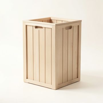 Oak Bend Closed Outdoor Storage Box - Beige (synthetic illustration; no displayed measurements)