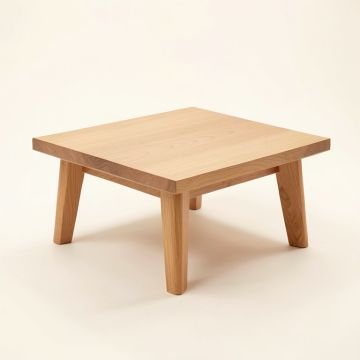 Crellin Solid Wood Coffee Table (synthetic illustration; no displayed measurements)