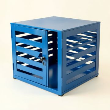 Cliff Bluff Empty Furniture-Style Pet Crate - Blue (synthetic illustration; no displayed measurements)