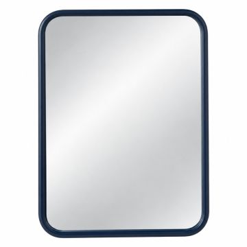 Cedar Branch Framed Wall Mirror - Navy