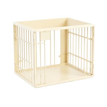 Linden Branch Empty Furniture-Style Pet Crate - Cream