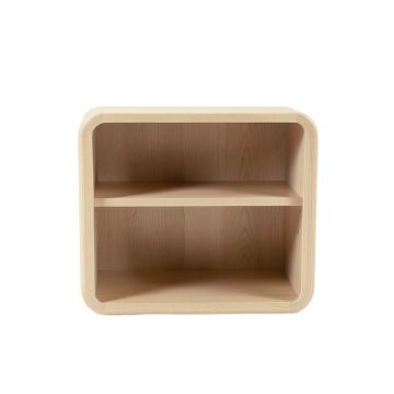 Holly Arc Low Bookcase - Beige