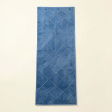 Linden Arc Narrow Runner Rug - Blue (synthetic illustration; no displayed measurements)