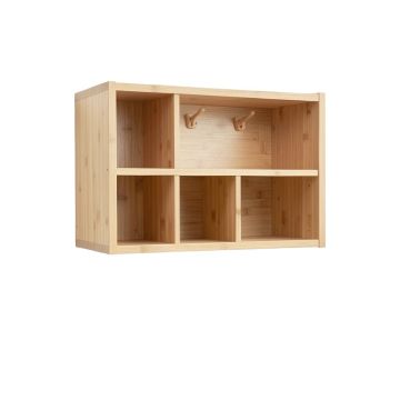 Spruce Canyon Wall-Mounted Entryway Organizer Shelf - Beige
