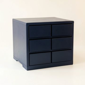 Cove Dell Small-Parts Storage Drawer Cabinet - Navy (synthetic illustration; no displayed measurements)