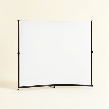 Motorized Indoor White 100 '' Electric Projection Screen (synthetic illustration; no displayed measurements)