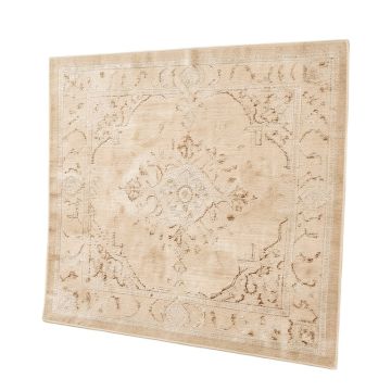 Nile Tarifa Bohemian Medallion Beige Area Rug