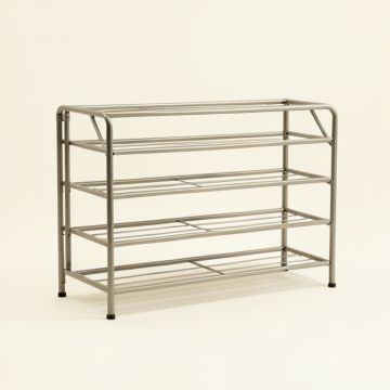 Adjustable 15 Pair Shoe Rack (synthetic illustration; no displayed measurements)