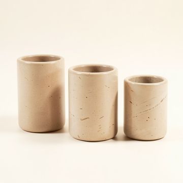 Marble 3 Piece Kitchen Canister Set (synthetic illustration; no displayed measurements)