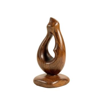 Lolas Meditation Wood Sculpture