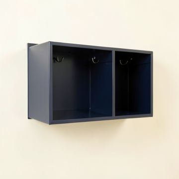 Elm Dell Wall-Mounted Entryway Organizer Shelf - Navy (synthetic illustration; no displayed measurements)