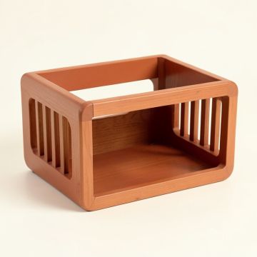 Reed Crest Empty Furniture-Style Pet Crate - Terracotta (synthetic illustration; no displayed measurements)