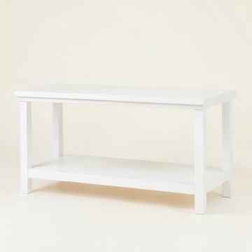 Sage Canyon Empty Workshop Workbench - White (synthetic illustration; no displayed measurements)