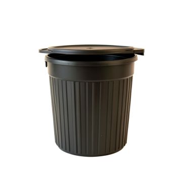 Hill Branch Closed Garden Compost Bin - Black (synthetic illustration; no displayed measurements)
