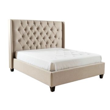 Roulers Tufted Upholstered Low Profile Standard Bed