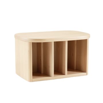 Meadow Brook Shoe Storage Bench - Beige