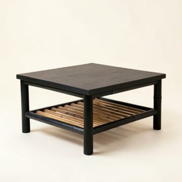 Cove Bridge Coffee Table - Black (synthetic illustration; no displayed measurements)