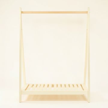 Reed Brook Empty Garment Rack - Cream (synthetic illustration; no displayed measurements)