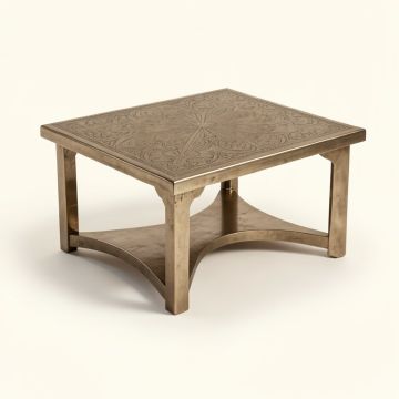 Vega Metal Etched Coffee Table (synthetic illustration; no displayed measurements)
