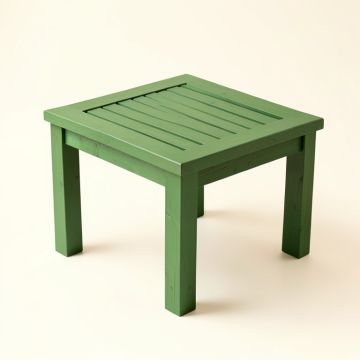 Holly Bridge Compact Balcony Table - Green (synthetic illustration; no displayed measurements)