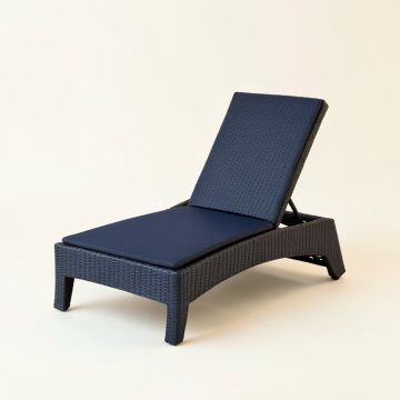 Glen Dale Outdoor Lounge Chair - Navy (synthetic illustration; no displayed measurements)