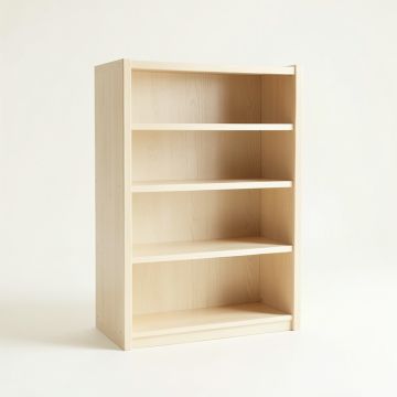 Bay Canyon Freestanding Bookcase - Ivory (synthetic illustration; no displayed measurements)