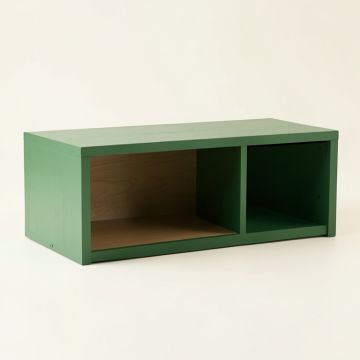Shore Crossing Shoe Storage Bench - Green (synthetic illustration; no displayed measurements)