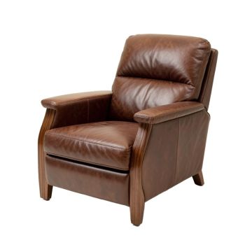 Dhanpat 34 '' Wide Leather Match Manual Standard Recliner