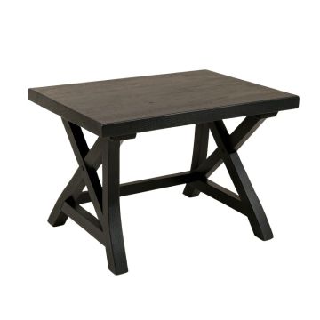 Slate Bridge Patio Table - Black