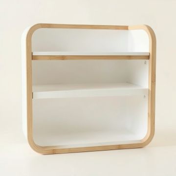 Vale Arc Empty Mug-Storage Cabinet Insert - White (synthetic illustration; no displayed measurements)
